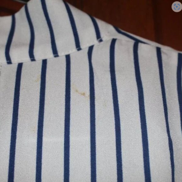 Signature Studio Striped Sleeveless Top Size Medium - Picture 7 of 10